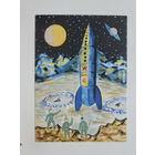 Инна Кальнина космос 1962  10х15 см
