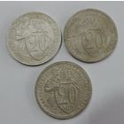 Монеты 20 копеек 1931, 32, 33 года" 3 шт.
