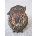 Нагрудный знак "ГВАРДИЯ", СССР. Земельная находка.