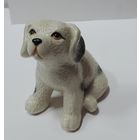 Статуэтка фарфоровая "Собака" 80-е годы Европа. Высота 6.5 см.