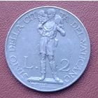 Ватикан 2 лиры, 1929-1937