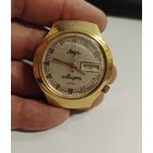 Часы Луч электроннно-механические позолота (маятник живой), без МЦ!!