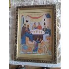 Икона брак в Канах редкая 42/30