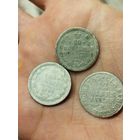 3 серебрушку,с рубля