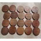 Оптовый лот. 5 пенни 1917 г. 20 шт. С рубля!