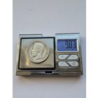 50 копеек 1897 года (*). Серебро 900. Монета не чищена. 45223