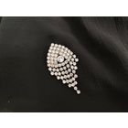 Брошь, винтаж, кристалы