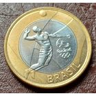 Бразилия 1 реал, 2015 XXXI летние Олимпийские Игры, Рио-де-Жанейро 2016 - Волейбол     ( 1-12-4 )