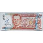 Филиппины 20 песо 2009 г. 60 лет Центральному Банку. Юбилейная