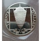 Британские Виргинские острова 20 долларов, 1985. Сокровища затонувших кораблей - Корабельный фонарь