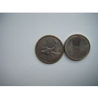 Канада 25 центов 1962г. Серебро.