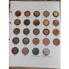 Лист информационный для монет 3 копейки Николая ll 1895 - 1916 г. + оккупация