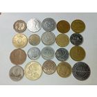 Сборный лот монет : 20 монет из 20 стран .