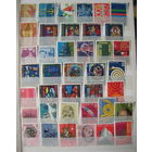 Марки Франции и Швейцарии. Более 640 штук. Все разные. Цена с альбомом (g)