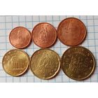 Шесть монет Сан-Марино