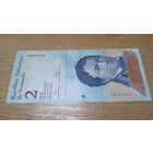 2 боливара 27,12,2012 года Венесуэлы **5025 (Разные даты выпуска)