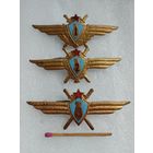 Комплект знаков. Классность ВВС СССР. летчик-штурман. тяжелые.