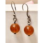 Серьги с янтарем 875 пр