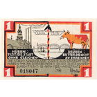 Восточная Пруссия, Тильзит (Советск), 1 марка, 1921 г., UNC