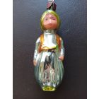 Ёлочная игрушка "ФАКИР", стекло, подвес. (СССР, 1950-1960 гг.).