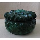 Все лоты с рубля.Шкатулка,малахитовое стекло,старая Чехия