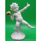 "Путти с мячом". Статуэтка. Оригинал. Германия. Номерная. Ретро СССР. м