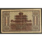 Банкнота 100 марок 1918 год. Герцогство Брауншвейг. Веймарская республика