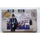 Швейцария 2003 официальный годовой набор монет 8 монет + 5 франков 2003  Проводы зимы  BUNC