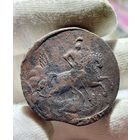 5 копеек 1758 года без МЦ.Перечекан.Следы.Кладовая.Состояние !