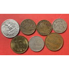 Весь мир без Европы, 7 разных монет из 7 стран - 3