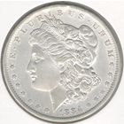 США 1 доллар 1884 года. Морган. Буква О. Серебро. Состояние UNC!