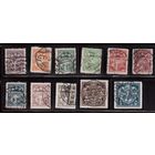 Латвия-1923-1925 (Мих.89-99)  гаш. , Стандарт, Герб,полная серия