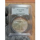 1 ДОЛЛАР 1997г.,США,MS 68!В КОЛЛЕКЦИЮ!