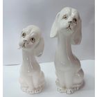Статуэтки "Собаки" 90-е годы Европа. Фаянс. Высота 14.5 и 18 см. - 2 шт.
