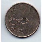 КОРОЛЕВСТВО НОРВЕГИЯ. 10 КРОН 2008. 200 лет со дня рождения Генрика Вергеланна