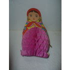 Картонаж Складная Гирлянда МАТРЁШКА СССР Редкость