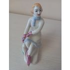 Статуэтка фарфоровая СССР,  коникобежка, фигуристка