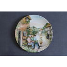 Тарелка коллекционная [1991г. Англия, Royal Doulton, Кружевница, Bradex #26-R62-35.5] D=21см.