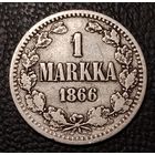 1 марка  1866 г. Серебро. С 1 рубля. Смотрите другие мои лоты с 1 рубля.