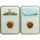 2,5 доллара 1926 г. Голова индейца. США. NGC MS 62. Золото. КМ# 128