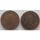 Германия 1 пфенниг 1969 г. F. Цена за 1 шт.