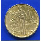 Монако 10 сантимов 1962
