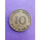 Германия ФРГ 10 пфеннигов 1966 F