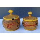 Деревянные шкатулки для соли и тмина