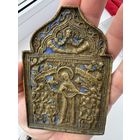 Икона. "Всех Скорбящих Радость" с одной эмалью