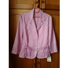 Сиреневая блуза пиджак,лен 100%.46 р.