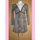 Леопардовое платье Kikiriki с полуоткрытой спинкой, р.42