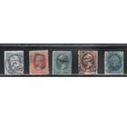 США-1870, (Мих.36-48), гаш.  , Стандарт, Президенты,