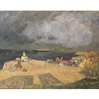 Козловский А.С "Мая Радзіма", 1970-1980 г.г Холст, масло. Размер 92х118 см.