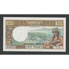 Новая Каледония 100 франков 1971 года. Тип Р-63. Состояние UNC!